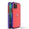 Spring Case clear TPU gel protective cover with colorful frame for iPhone 13 mini dark blue Spring Case clear TPU gel protective cover with colorful frame for iPhone 13 mini dark blue