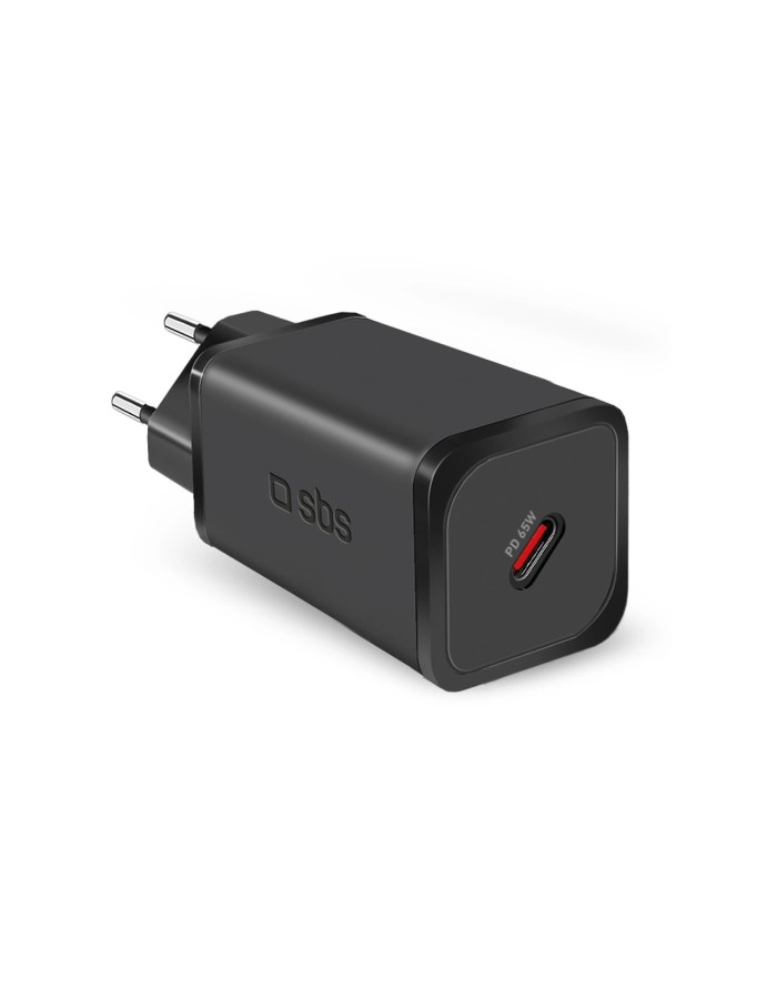 SBS TETRGAN1C65W 65W GaN Power Delivery Charger - Black