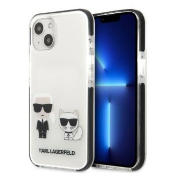 Karl Lagerfeld KLHCP13STPEKCW iPhone 13 mini 5.4" hardcase white/white Karl&amp;amp;Choupette