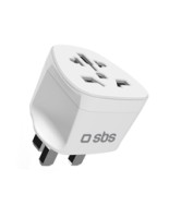 SBS UK Travel Adapter - Universal - White
