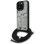 Karl Lagerfeld Crossbody Grained Pattern &amp;amp; Logo Case for iPhone 16 Pro Max - Gray