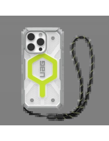 UAG Pathfinder Clear Magsafe Bundle Case with Lanyard for iPhone 16 Pro - Green UAG Pathfinder Clear Magsafe Bundle Case with Lanyard for iPhone 16 Pro - Green