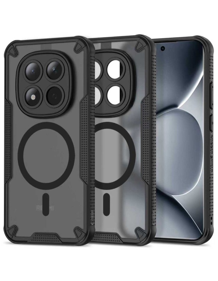 Tech-Protect Rugged Shield MagSafe case for Xiaomi Poco M8 Pro / Xiaomi Redmi Note 15 Pro+ 5G - black