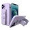 Rope case gel case with a chain lanyard bag lanyard iPhone 12 purple
