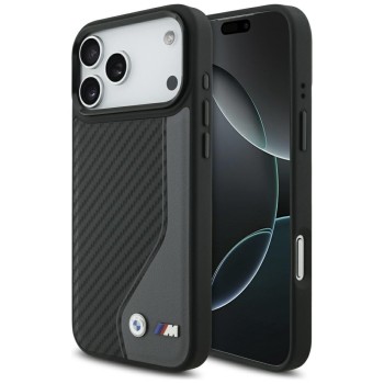 BMW M Carbon Logo MagSafe case for iPhone 17 Pro Max - graphite