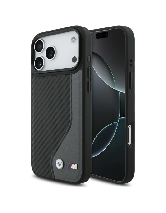 BMW M Carbon Logo MagSafe case for iPhone 17 Pro Max - graphite BMW M Carbon Logo MagSafe case for iPhone 17 Pro Max - graphite