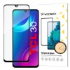 Wozinsky super durable Full Glue tempered glass full screen with Case Friendly TCL 30 black frame