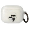 Karl Lagerfeld KLAPHNKCTGT Airpods Pro cover transparent Gliter Karl&amp;amp;Choupette
