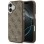Guess 4G Classic Logo MagSafe case for iPhone 17 - brown