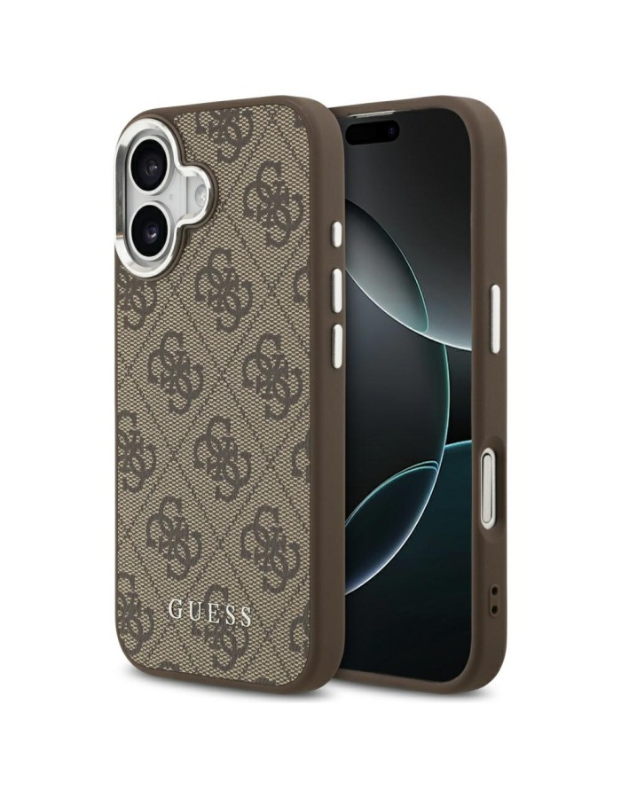 Guess 4G Classic Logo MagSafe case for iPhone 17 - brown Guess 4G Classic Logo MagSafe case for iPhone 17 - brown