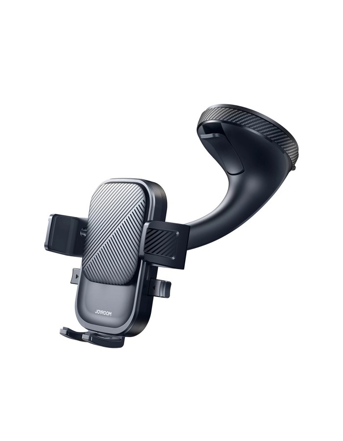 Joyroom JR-OK6 clamp phone holder for glass - black