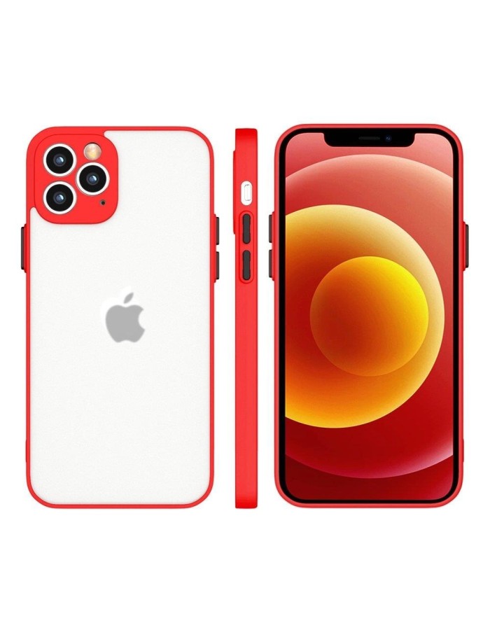 Milky Case silicone flexible translucent case for Samsung Galaxy A22 4G red Milky Case silicone flexible translucent case for Samsung Galaxy A22 4G red