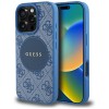 Guess 4G Circle Classic Logo MagSafe case for iPhone 16 Pro - blue Guess 4G Circle Classic Logo MagSafe case for iPhone 16 Pro - blue
