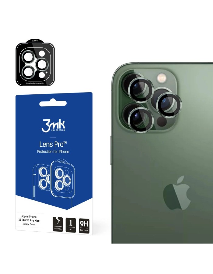 3mk Lens Protection Pro Camera Cover for iPhone 13 Pro / iPhone 13 Pro Max - Green