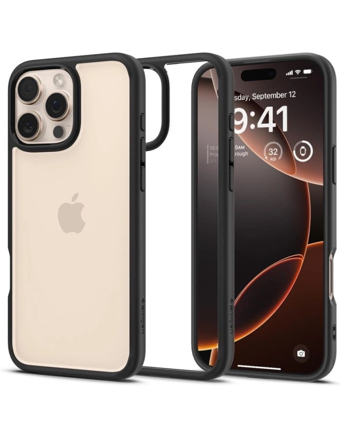 Spigen Ultra Hybrid iPhone 16 Pro Case - Matte Black Spigen Ultra Hybrid iPhone 16 Pro Case - Matte Black