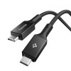 Spigen Essential EB10015CC USB-C / USB-C 100W 150cm Cable - Black Spigen Essential EB10015CC USB-C / USB-C 100W 150cm Cable - Black
