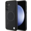 BMW BMHMS24M23RTPK S24+ S926 black/black hardcase Signature Leather Half Textured &amp;amp; Circle MagSafe