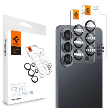 Spigen Glas.Tr Ez Fit Optik Pro HD Camera Cover 2-pack for Samsung Galaxy S26 - Black Spigen Glas.Tr Ez Fit Optik Pro HD Camera Cover 2-pack for Samsung Galaxy S26 - Black