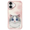 Nimmy Big Eyed Pet 2.0 Cat Case for iPhone 16 - Pink Nimmy Big Eyed Pet 2.0 Cat Case for iPhone 16 - Pink