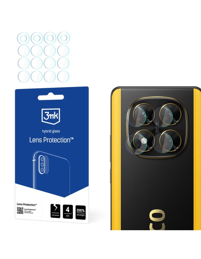 Hybrid Glass for Camera Lens 3mk Lens Protection for Xiaomi Poco X7