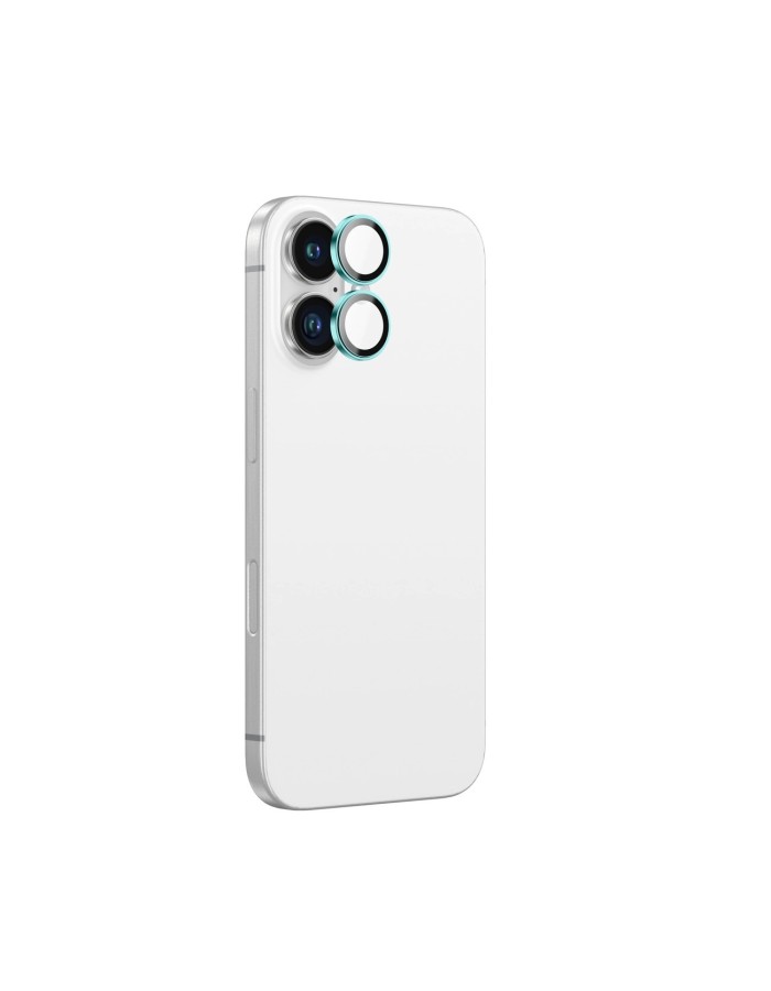 AmazingThing AR Aluminum 2 Lens Glass with Camera Lens Frame for iPhone 16 / 16 Plus - Green AmazingThing AR Aluminum 2 Lens Glass with Camera Lens Frame for iPhone 16 / 16 Plus - Green