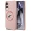 Karl Lagerfeld Silicone Nauble Heads And Circle MagSafe Case for Samsung Galaxy S25 Edge - Pink