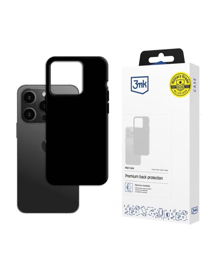 Apple iPhone 15 Pro Max - 3mk Matt Case black