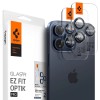 Spigen Optik.tR EZ Fit Camera Protector for iPhone 14 Pro / Pro Max / 15 Pro / Pro Max - Titanium Blue 2 pcs. Spigen Optik.tR EZ Fit Camera Protector for iPhone 14 Pro / Pro Max / 15 Pro / Pro Max - Titanium Blue 2 pcs.