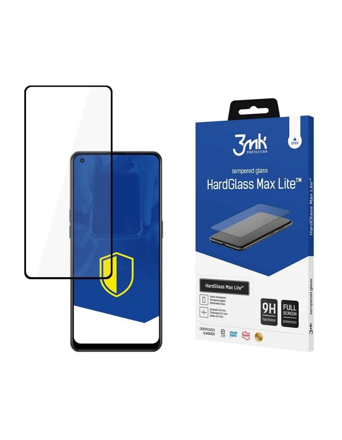3mk HardGlass Max Lite Tempered Glass for Oppo Reno 7 Lite 5G