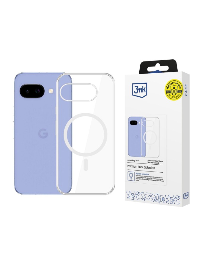 3mk Armor MagCase for Google Pixel 10A - Transparent 3mk Armor MagCase for Google Pixel 10A - Transparent