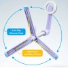 Spigen S571W MagSafe Bluetooth Selfie Stick with Tripod - Purple Spigen S571W MagSafe Bluetooth Selfie Stick with Tripod - Purple