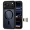 Tech-Protect Magpeak Magsafe CC Case for iPhone 17 Pro - Clear Black