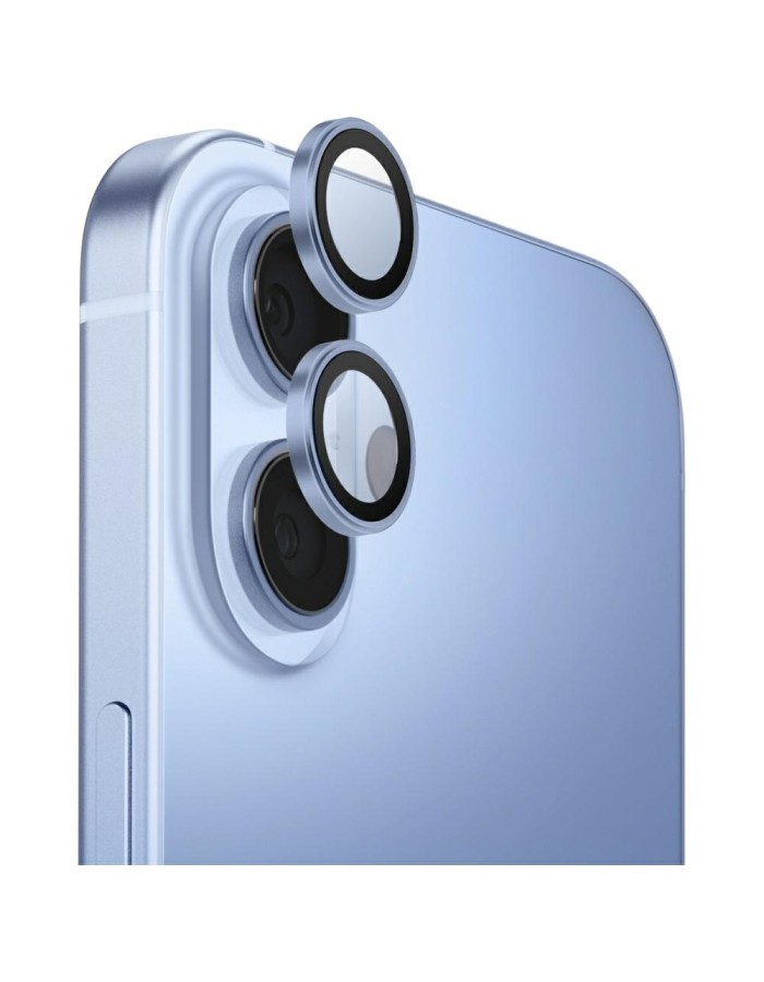 Uniq Optix Aluminum Camera Lens Protector for iPhone 17 with Applicator - Blue