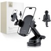 Tech-Protect V7 Car Phone Holder for Cockpit/Air Vent - Black Tech-Protect V7 Car Phone Holder for Cockpit/Air Vent - Black