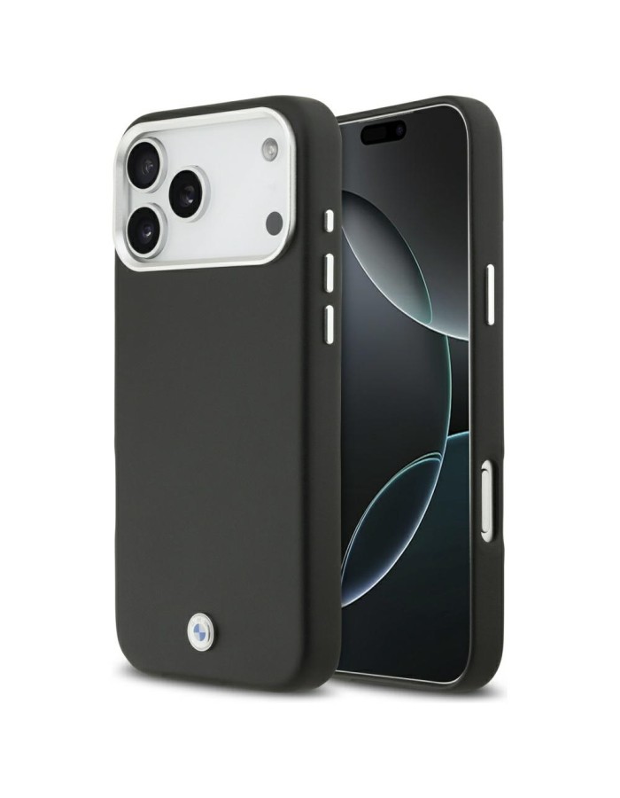 BMW Sign Full Wrapped Metal MagSafe Case for iPhone 17 Pro Max - Black