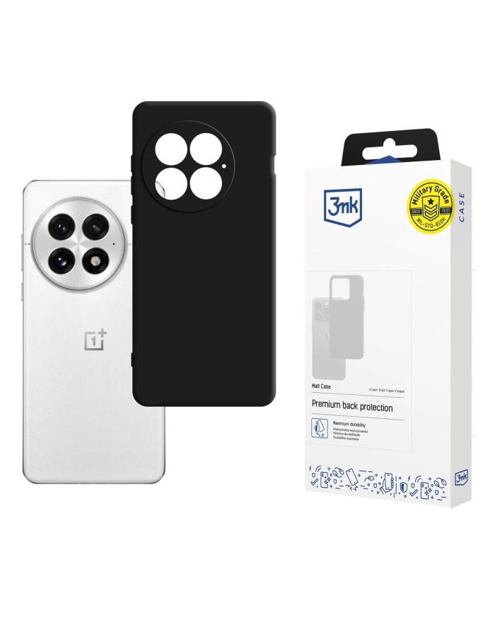 3mk Matt Case for OnePlus 13 - Black