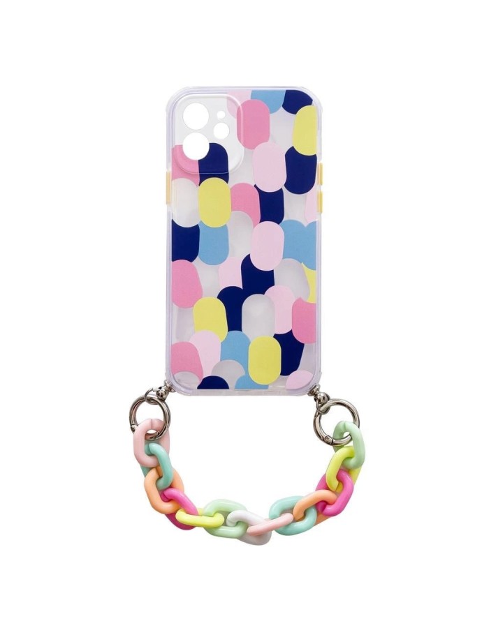 Color Chain Case gel flexible elastic case cover with a chain pendant for Xiaomi Redmi 10 multicolour (1) Color Chain Case gel flexible elastic case cover with a chain pendant for Xiaomi Redmi 10 multicolour (1)