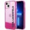 Karl Lagerfeld Liquid Glitter Elong Case for iPhone 14 Plus - Pink