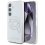 Case Karl Lagerfeld Rhinestones Karl Head Logo Samsung Galaxy S25 transparent