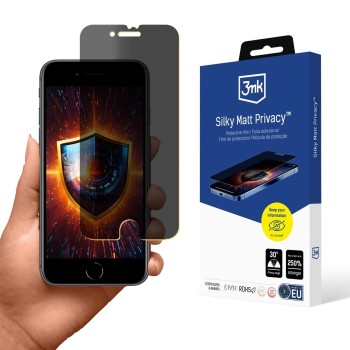 Privacy Screen Protector Matte 3mk Silky Matt Privacy for Apple iPhone SE 2020 Privacy Screen Protector Matte 3mk Silky Matt Privacy for Apple iPhone SE 2020