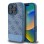 Guess 4G Bottom Stripe Case for iPhone 16 Pro Max - Blue