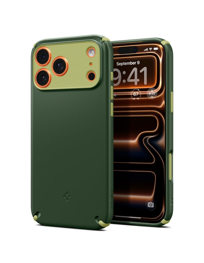 Spigen Nano Pop Hybrid MagSafe Case for iPhone 17 Pro - Green Spigen Nano Pop Hybrid MagSafe Case for iPhone 17 Pro - Green