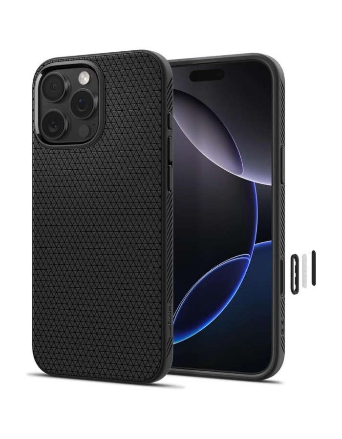 Spigen Liquid Air ”T” MagSafe Case for iPhone 16 Pro Max - Matte Black Spigen Liquid Air ”T” MagSafe Case for iPhone 16 Pro Max - Matte Black