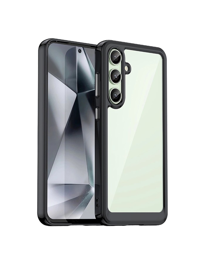 Outer Space Case with Gel Frame for Samsung Galaxy S24 FE - Black