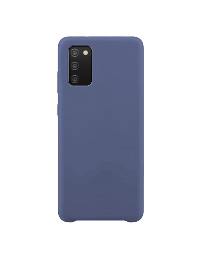 Silicone Case Soft Flexible Rubber Cover for Samsung Galaxy A03s blue