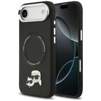 Karl Lagerfeld Karl &amp;amp; Choupette Pins MagSafe Case for iPhone Air - Black