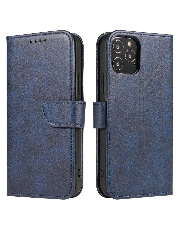 Magnet Case elegant case cover with a flap and stand function for Samsung Galaxy A73 blue Magnet Case elegant case cover with a flap and stand function for Samsung Galaxy A73 blue
