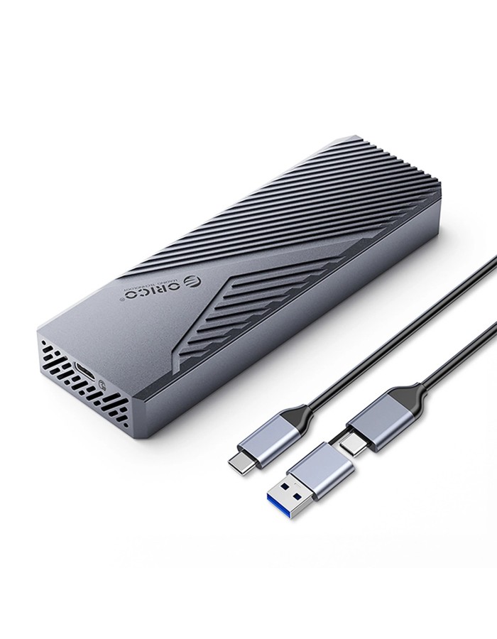 Orico CNM2-G20 M.2 NVME USB-C 3.2 20Gb/s Disk Drive - Gray