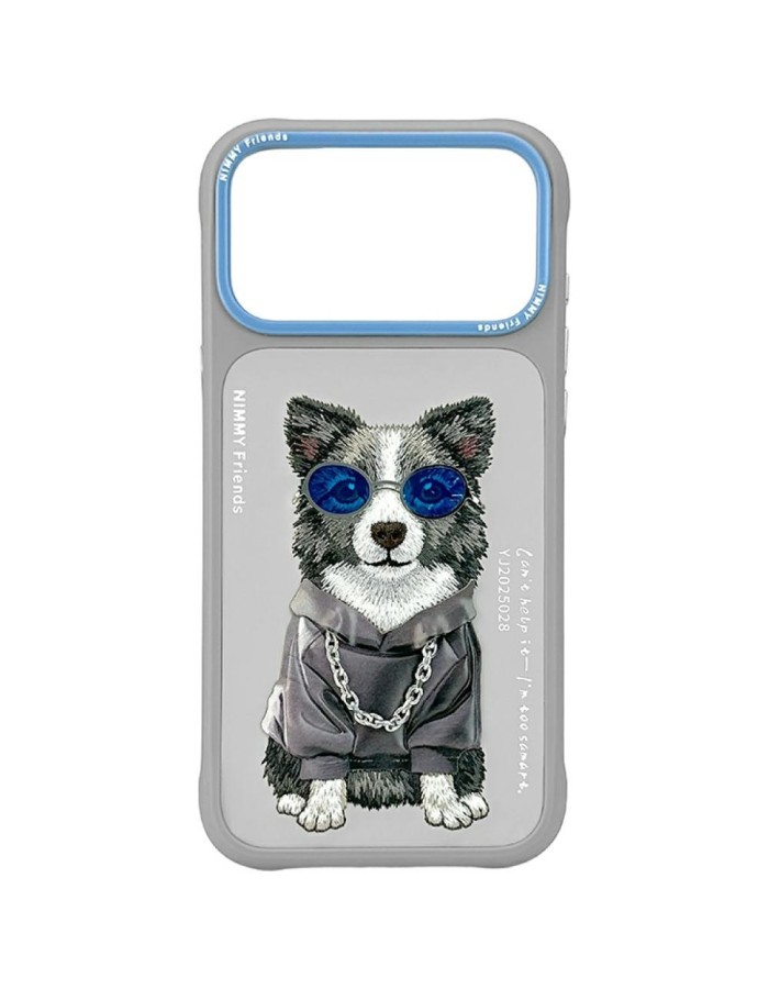 Nimmy Glasses Cool nag case for iPhone 17 Pro - gray Nimmy Glasses Cool nag case for iPhone 17 Pro - gray