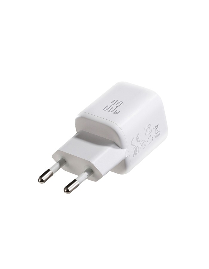 Joyroom JR-TG7 33W USB-A + USB-C Wall Charger with 60W USB-C to USB-C 1m Cable - White